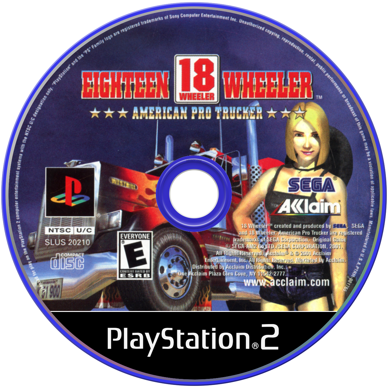 18 Wheeler American Pro Trucker media 4 for Playstation 2